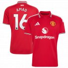 adult & kids Manchester United Soccer Uniform 16 Amad Diallo Jersey 2627 Home Activewear Red Shirt