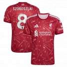 adult & kids Liverpool Soccer Uniform 8 Dominik Szoboszlai Jersey 2627 Home Activewear Red Shirt
