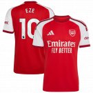 adult & kids Arsenal Soccer Uniform 10 Eberechi Eze Jersey 2627 Home Activewear Red Shirt
