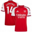 adult & kids Arsenal Soccer Uniform 14 Viktor Gyökeres Jersey 2627 Home Activewear Red Shirt