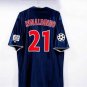 adult & kids Paris Saint-Germain Soccer Uniform 21 Ronaldinho Jersey Retro 01/02 Home Shirt Navy