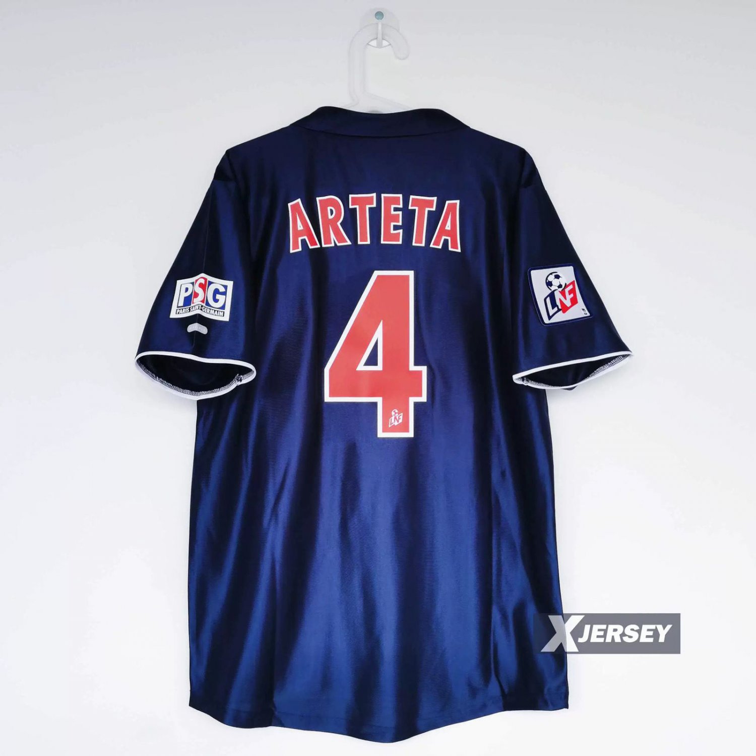 adult & kids Paris Saint-Germain Soccer Uniform 4 Arteta Jersey Retro 01/02 Home Activewear Navy