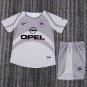 youth Paris Saint-Germain Soccer Uniform suit Blank Jersey set Retro 01/02 kids Away Shirt Grey kit