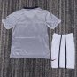 youth Paris Saint-Germain Soccer Uniform suit Blank Jersey set Retro 00/01 kids Away Shirt Grey kit