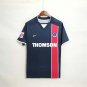 adult & kids Paris Saint-Germain Soccer Uniform 10 Ronaldinho Jersey Retro 02/03 Home Shirt Navy
