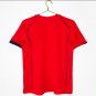 adult unisex Paris Saint-Germain Soccer Uniform Blank Jersey Retro 04/05 Away Activewear Red Shirt