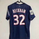 adult unisex Paris Saint-Germain Soccer Uniform 32 David Beckham Jersey Retro 12/13 Home Shirt Navy