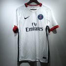 adult unisex Paris Saint-Germain Soccer Uniform Blank Jersey Retro 15/16 Away Activewear White Shirt