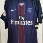 adult unisex Paris Saint-Germain Soccer Uniform 9 Edinson Cavani Jersey Retro 16/17 Home Shirt Navy