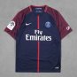 adult unisex Paris Saint-Germain Soccer Uniform 32 Dani Alves Jersey Retro 17/18 Home Shirt Navy
