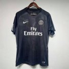 adult unisex Paris Saint-Germain Soccer Uniform Blank Jersey Retro 17/18 Away Activewear Black Shirt