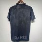 adult unisex Paris Saint-Germain Soccer Uniform Blank Jersey Retro 17/18 Away Activewear Black Shirt