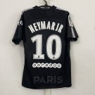 adult unisex Paris Saint-Germain Soccer Uniform 10 Neymar Jr Jersey Retro 17/18 Away Shirt Black
