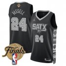 adult & youth San Antonio Spurs Uniform 24 DEVIN VASSELL Jersey 2026 Finals Shirt Black Statement