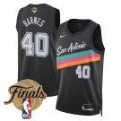 adult & youth San Antonio Spurs Basketball Uniform 40 HARRISON BARNES Jersey 2026 Finals Black City