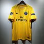 adult unisex Paris Saint-Germain Soccer Uniform 10 Neymar Jr Jersey Retro 17/18 Third Shirt Yellow
