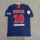 adult unisex Paris Saint-Germain Soccer Uniform Blank Jersey Retro 18/19 Home Activewear Navy Shirt