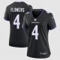 women's Baltimore Ravens Uniform 4 Zay Flowers Jersey 2026 new Stitched Activewear Black Shirt