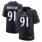 adult & youth,toddler Ravens Uniform 91 Trey Hendrickson Jersey new Activewear Black Stitched Shirt