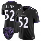 adult & youth,toddler Ravens Uniform 52 Ray Lewis Jersey 2026 new Stitched Activewear Black Shirt