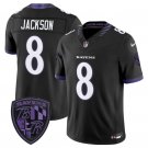 adult & youth,toddler Ravens Uniform 8 Lamar Jackson Jersey 2026 new Stitched Activewear Black