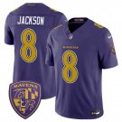 adult & youth,toddler Ravens Uniform 8 Lamar Jackson Jersey 2026 new Stitched Shirt Purple Alternate