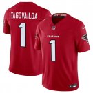 adult & youth,toddler Falcons Uniform 1 Tua Tagovailoa Jersey 2026 new Stitched Activewear Red Shirt
