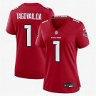 women's Atlanta Falcons Uniform 1 Tua Tagovailoa Jersey 2026 new Stitched Activewear Red Shirt