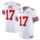 adult & youth Ohio State Buckeyes Uniform 17 Carnell Tate Jersey College Shirt White 2526 Stitched