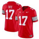 adult & youth Ohio State Buckeyes Uniform 17 Carnell Tate Jersey College Shirt Red 2526 Stitched