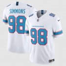adult & youth,toddler Titans Uniform 98 Jeffery Simmons Jersey 2026 new Stitched Activewear White