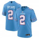 adult & youth,toddler Titans Uniform 2 Tyjae Spears Jersey 2026 new Stitched Activewear Blue Shirt