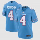 adult & youth,toddler Titans Uniform 4 Wan'Dale Robinson Jersey 2026 new Stitched Activewear Blue
