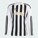 adult unisex Juventus Soccer Uniform Blank Jersey 2627 Long Sleeves Home Activewear White Shirt