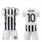 adult & kids Juventus Soccer Uniform suit 10 Kenan Yildiz Jersey set 2627 Home Activewear White kit