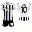 adult & kids Juventus Soccer Uniform suit 10 Kenan Yildiz Jersey set 2627 Home Activewear White kit
