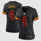 women's Washington Commanders Uniform 4 Frankie Luvu Jersey 2026 new Stitched Activewear Black