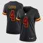women's Washington Commanders Uniform 4 Frankie Luvu Jersey 2026 new Stitched Activewear Black