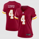 women's Washington Commanders Uniform 4 Frankie Luvu Jersey 2026 new Stitched Activewear Burgundy