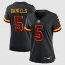 women's Washington Commanders Uniform 5 Jayden Daniels Jersey 2026 new Stitched Activewear Black