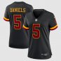 women's Washington Commanders Uniform 5 Jayden Daniels Jersey 2026 new Stitched Activewear Black