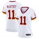 women's Washington Commanders Uniform 11 Luke McCaffrey Jersey 2026 new Stitched Activewear White