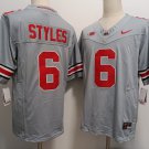 adult & youth Ohio State Buckeyes Uniform 6 Sonny Styles Jersey College Activewear Gray Stitched