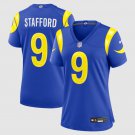 women's Los Angeles Rams Uniform 9 Matthew Stafford Jersey 2026 new Stitched Activewear Royal Shirt
