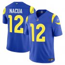 adult & youth,toddler LA Rams Uniform 12 Puka Nacua Jersey 2026 new Stitched Activewear Royal Shirt