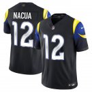 adult & youth,toddler LA Rams Uniform 12 Puka Nacua Jersey 2026 new Stitched Activewear Black Shirt
