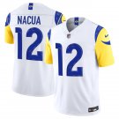 adult & youth,toddler LA Rams Uniform 12 Puka Nacua Jersey 2026 new Stitched Activewear White Shirt