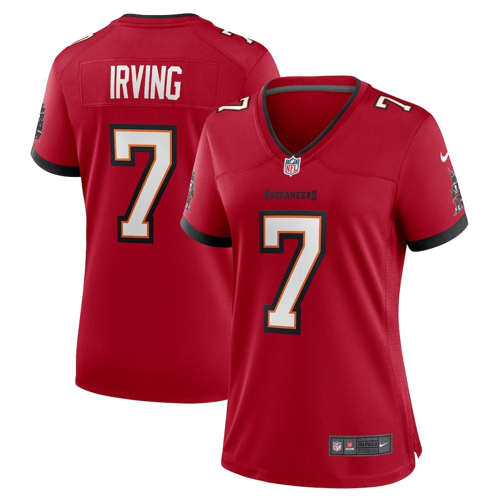 women's Tampa Bay Buccaneers Uniform 7 Bucky Irving Jersey Stitched Activewear Red Shirt