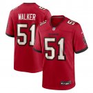 adult & youth,toddler Buccaneers Uniform 51 David Walker Jersey Stitched Activewear Red Shirt
