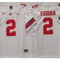 adult & youth Ohio State Buckeyes Uniform 2 Emeka Egbuka Jersey College Activewear White Stitched